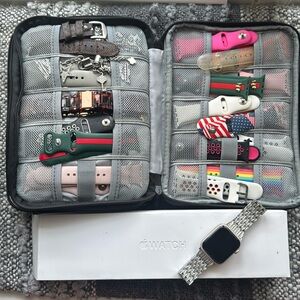 Apple Watch Series 7 41mm starlight aluminum and 30+ watch bands & accessories